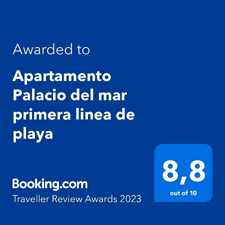 Palacio Del Mar Primera Linea De Playa * トレビエハ